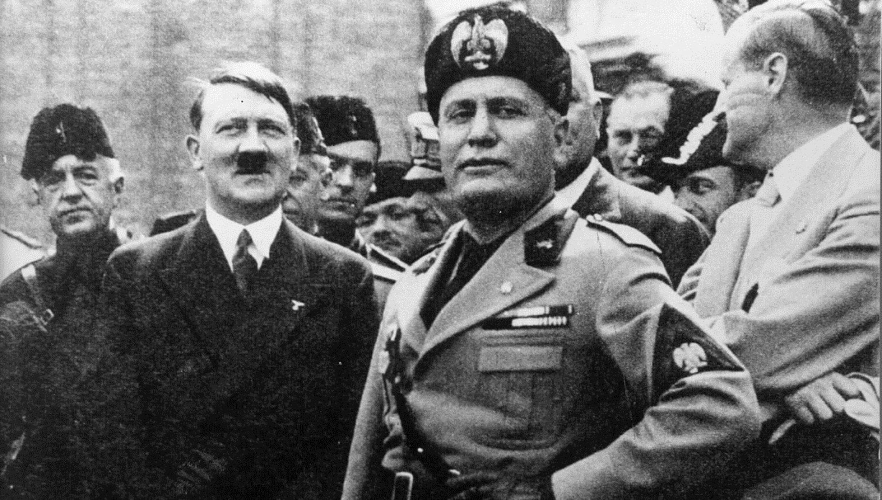 Adolf Hitler e Benito Mussolini