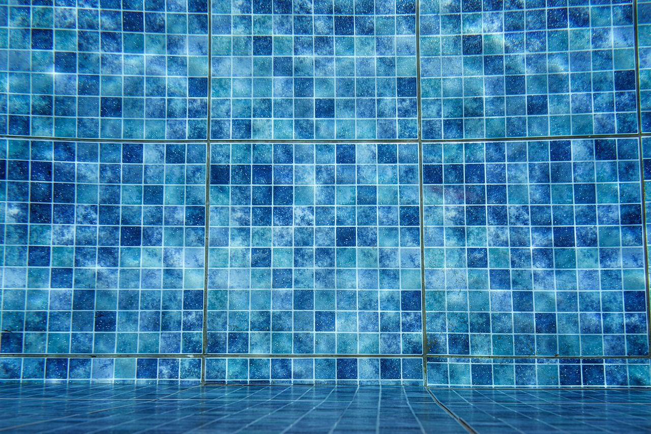 Il fondo di una piscina