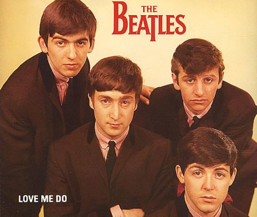 La copertina del 45 giri di Love me do