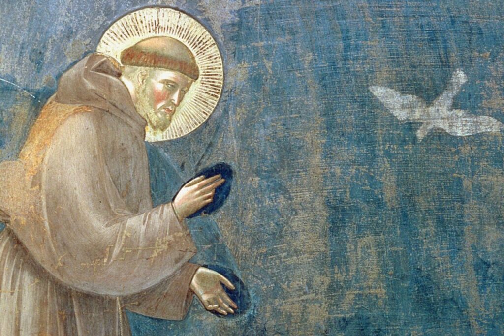 San Francesco d'Assisi immortalato da Giotto