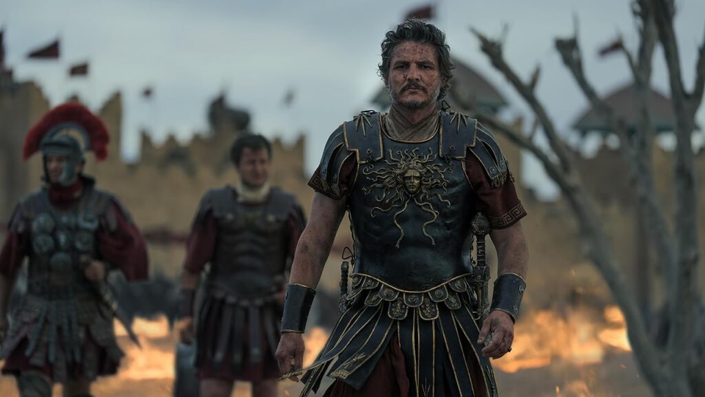 Pedro Pascal in Il gladiatore 2