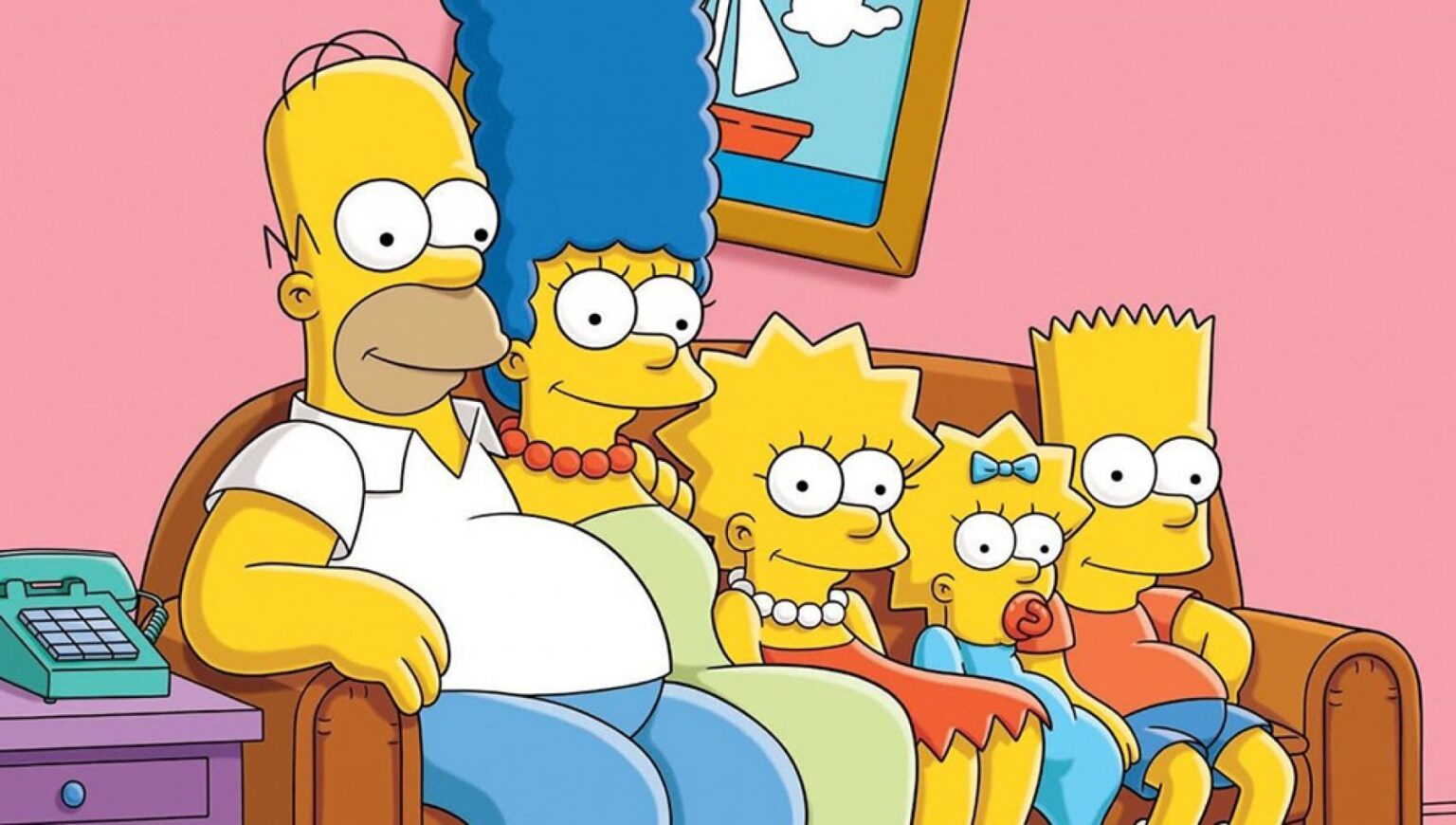 I Simpson sul loro divano