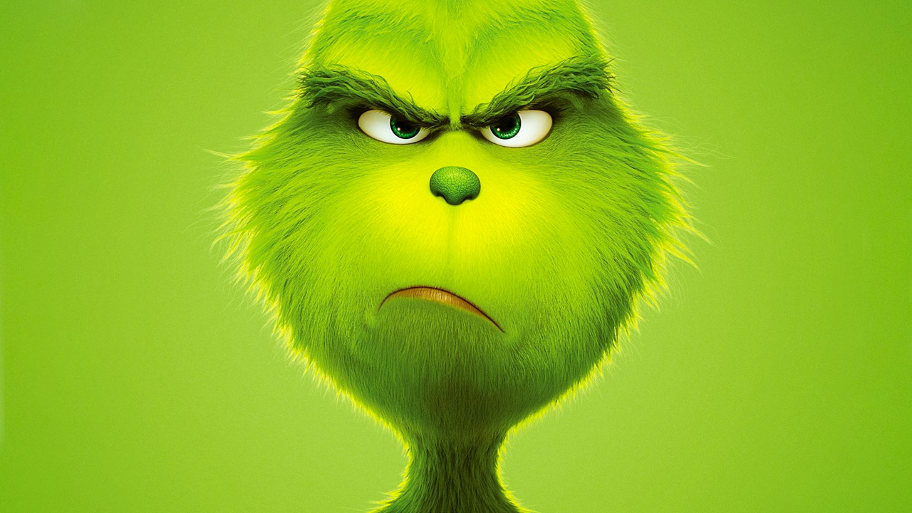 Un'immagine del Grinch tratto dall'animazione del 2018 