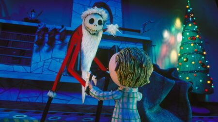 Una scena di nightmare before christmas