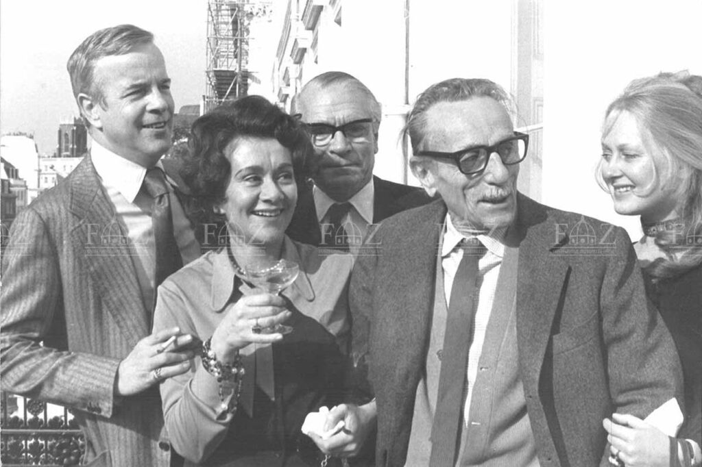 Joan Plowright Laurence Olivier Franco Zeffirelli e Eduardo De Filippo