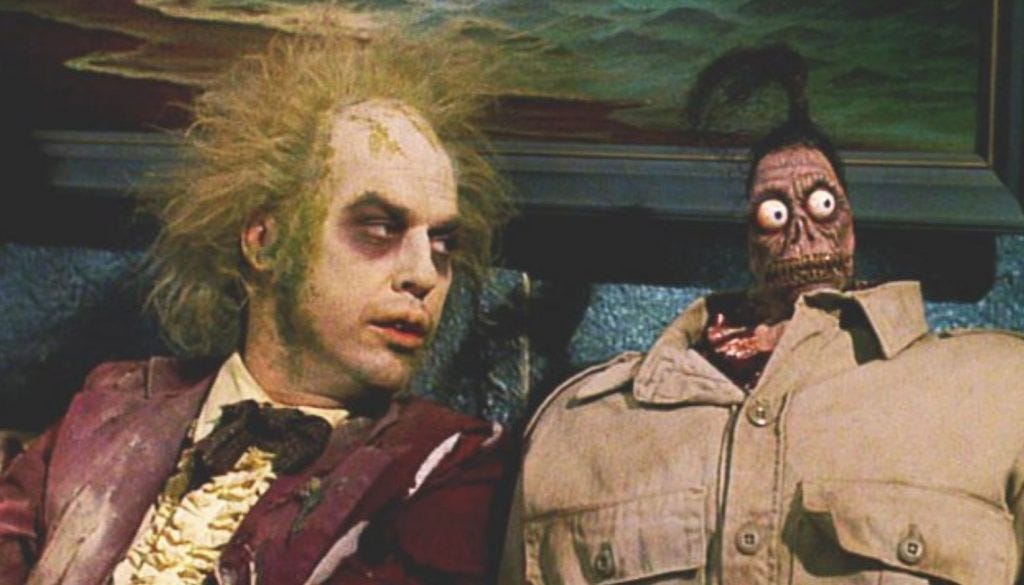 Una scena di Beetlejuice