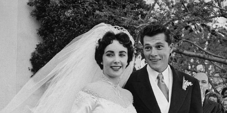 Elizabeth Taylor al primo matrimonio