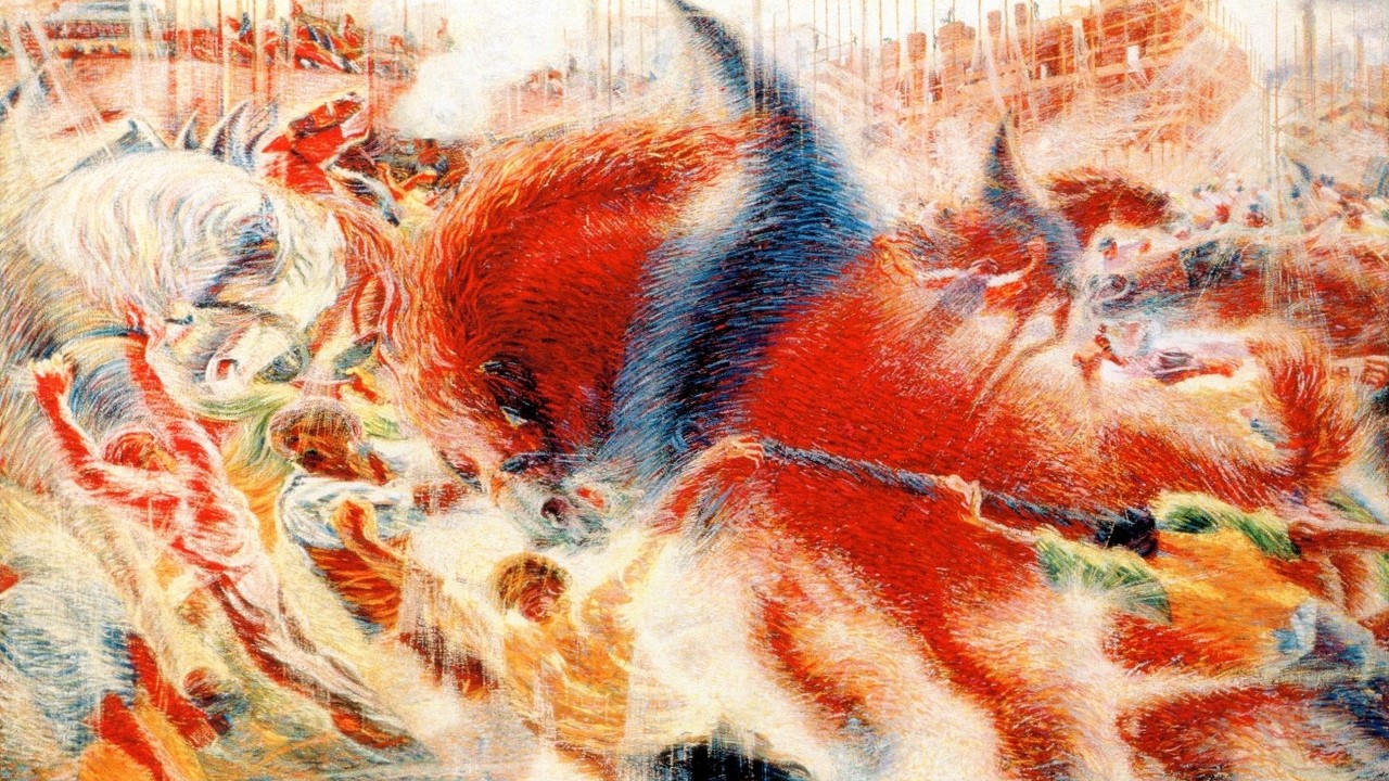Umberto Boccioni - La città che sale