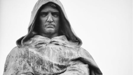 La statua di Giordano Bruno