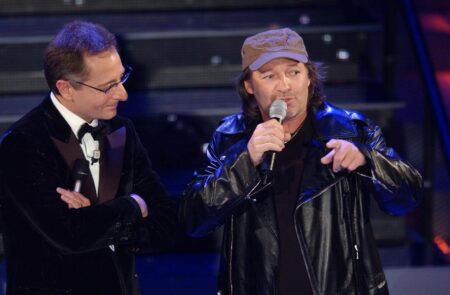 Paolo Bonolis e Vasco a Sanremo 2005