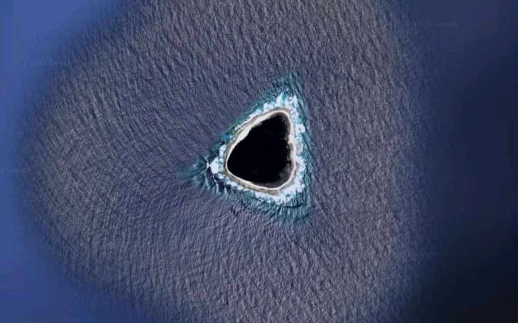 Vostok Island vista dall'alto