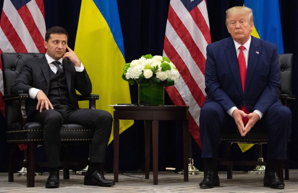Zelensky e Trump