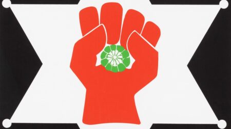 Il cosiddetto Gonzo Fist, diventato simbolo del Gonzo Journalism