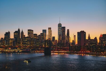 il meraviglioso skyline di manhattan