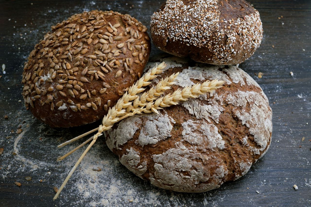 tre pagnotte di pane
