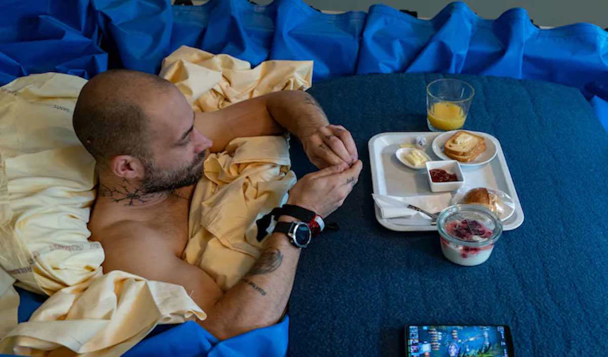 Esa esperimento letto ad acqua