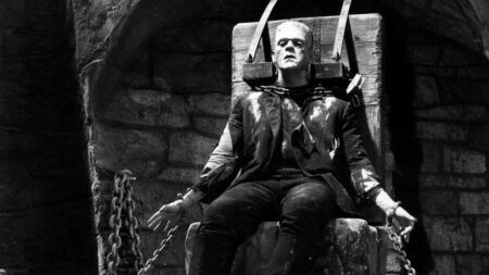 Boris Karloff nel film "Frankenstein" del 1931