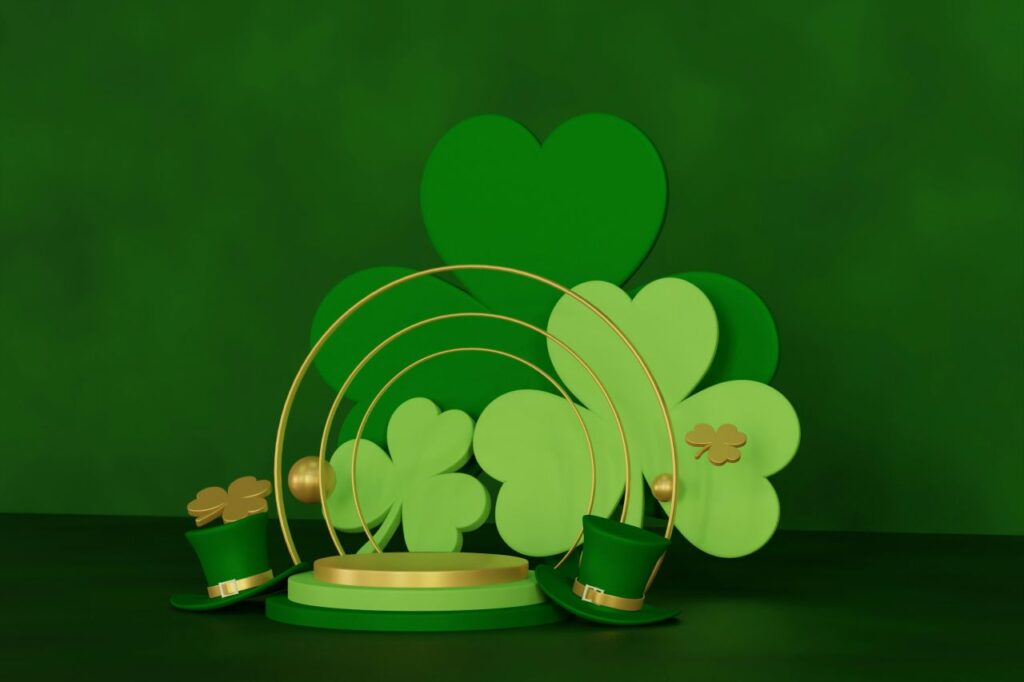 Gli shamrock di San Patrizio