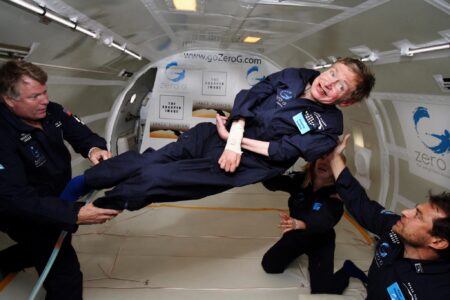 Stephen Hawking a gravità zero NASA