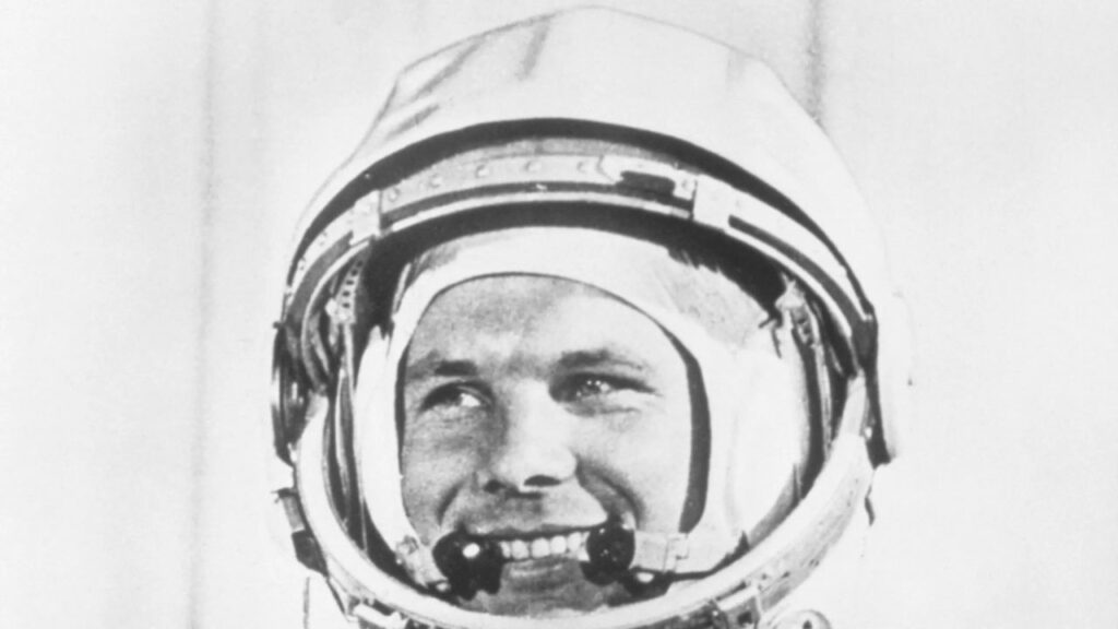Un sorridente Jurij Gagarin