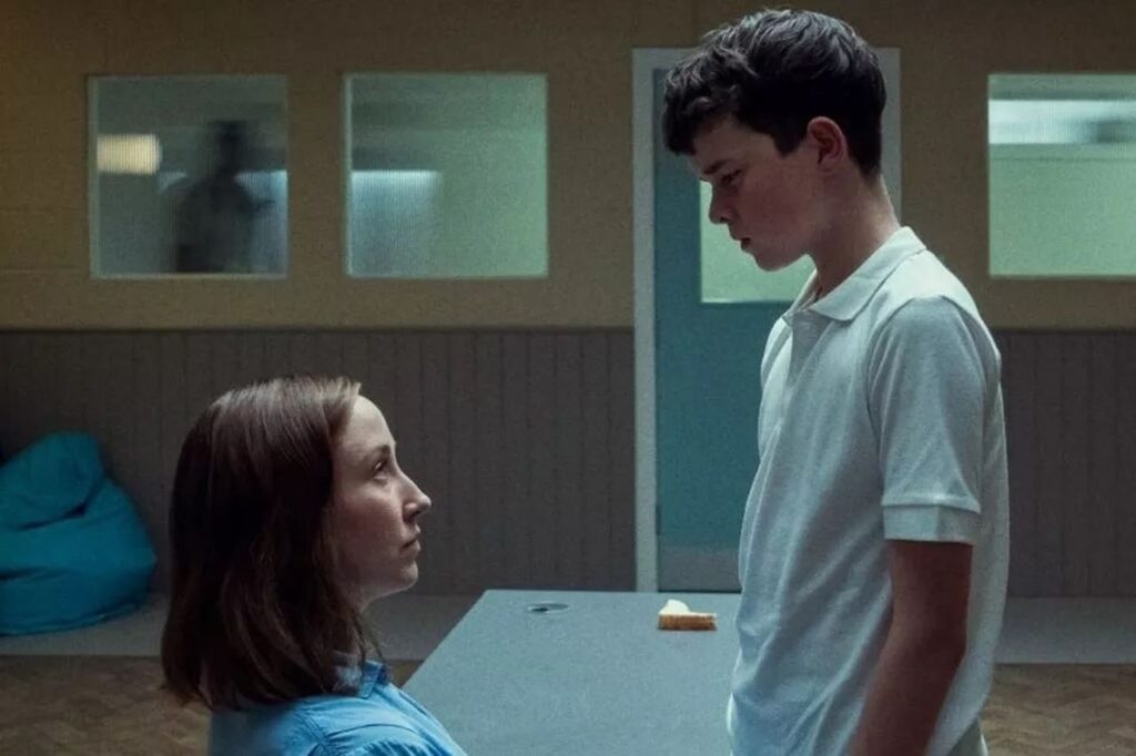 Una scena di Adolescence