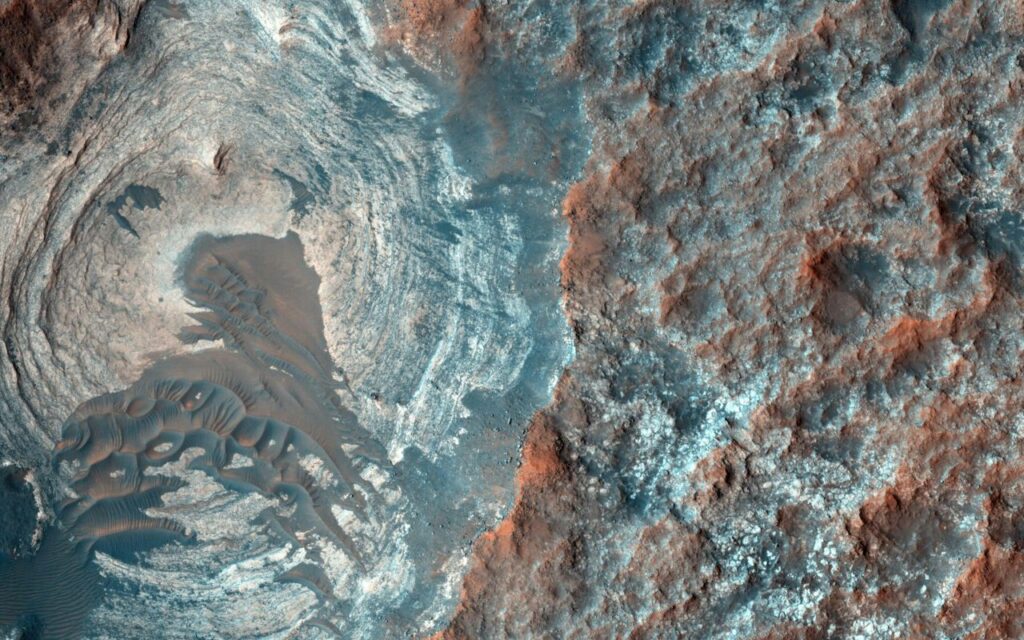 Un'immagine della crosta terrestre