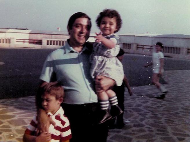 Walter Tobagi con i figli