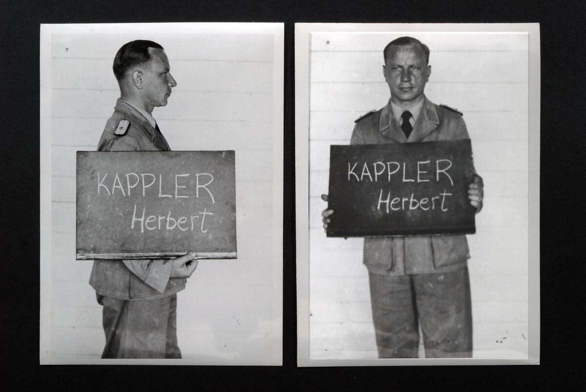 Il generale Kappler arrestato per crimini di guerra e condannato all'ergastolo nel 1948