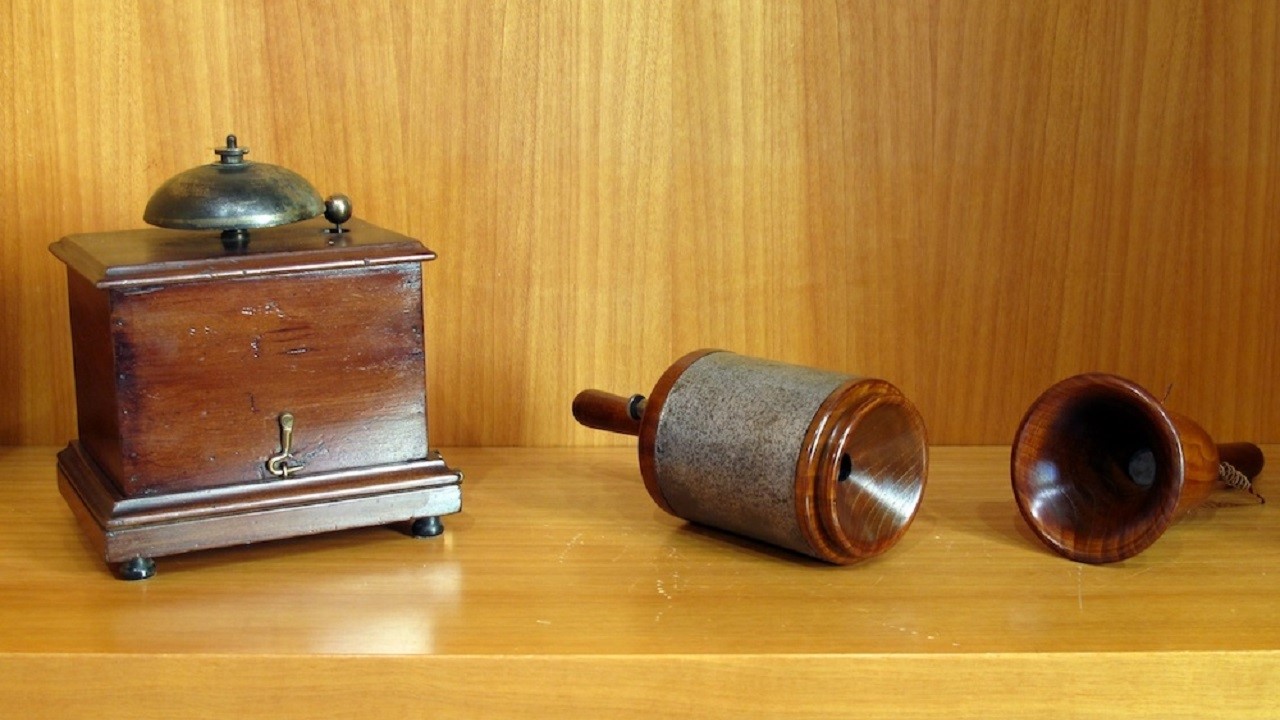 Il prototipo del primo sistema telefonico di Antonio Meucci