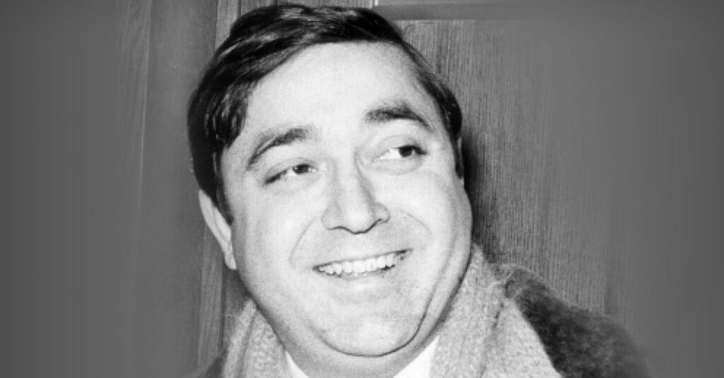 Una foto in bianco e entro di Walter Tobagi