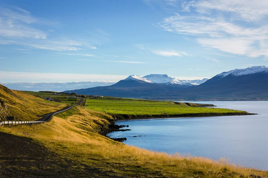 un paesaggio islandese