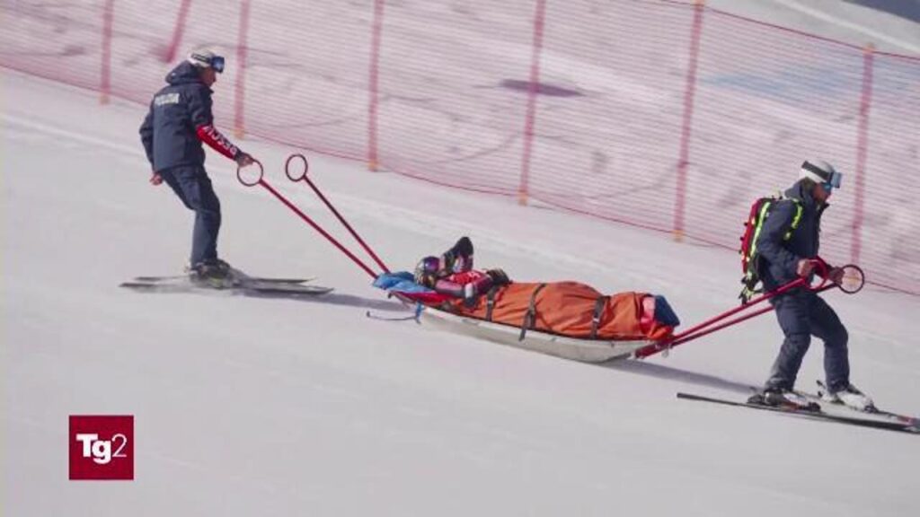 Federica Brignone dopo l'incidente