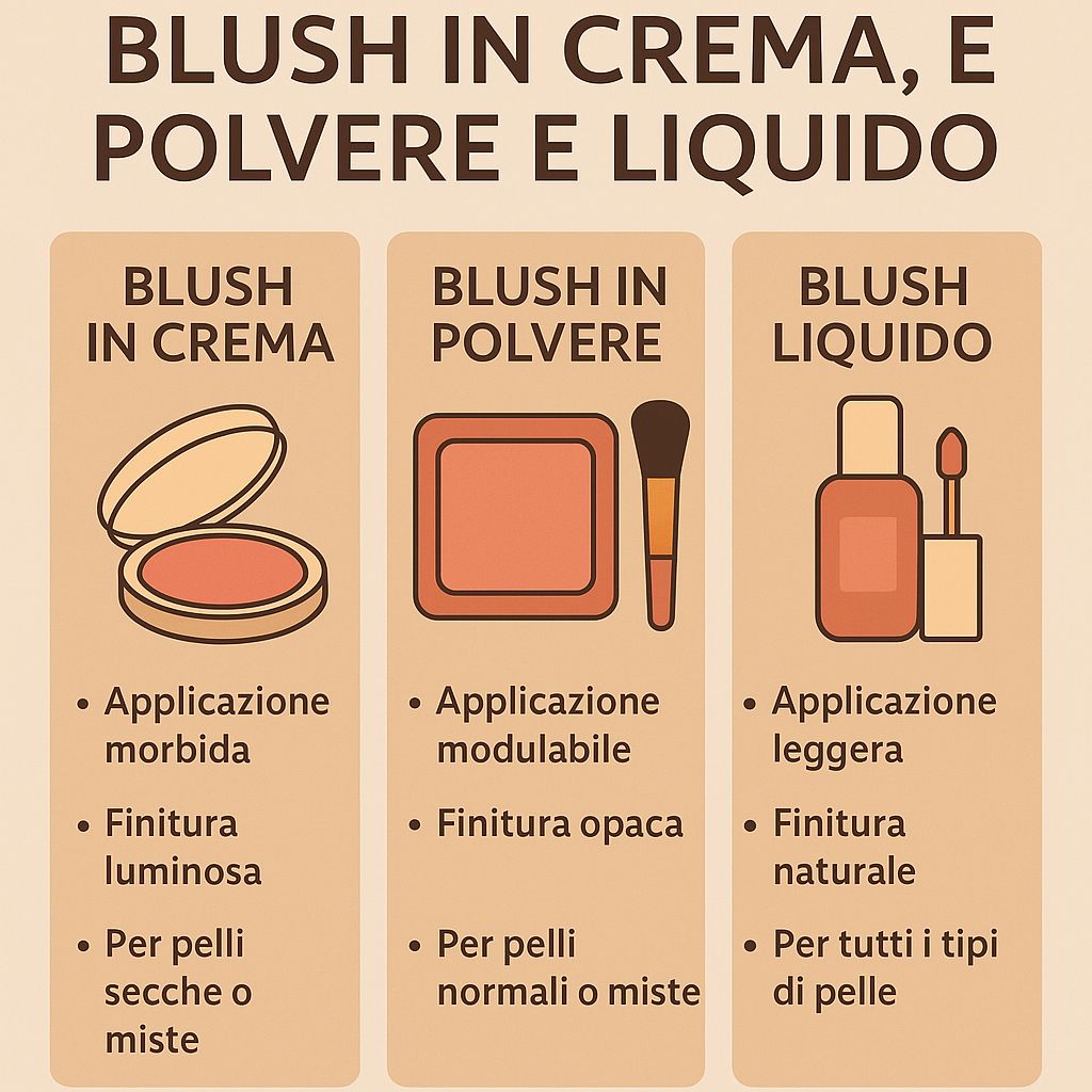 Infografica sul blush