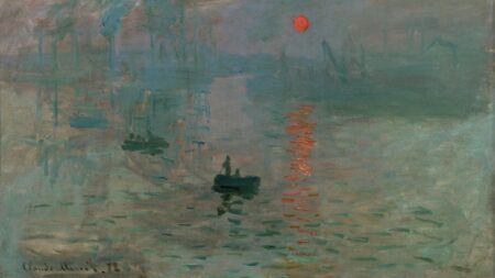 Il dipinto "Impressione, levar del sole" di Claude Monet del 1872, che ispirò la parola Impressionismo