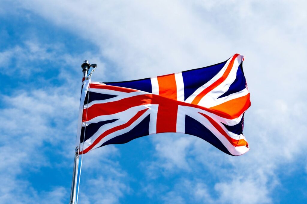 Union Jack al vento