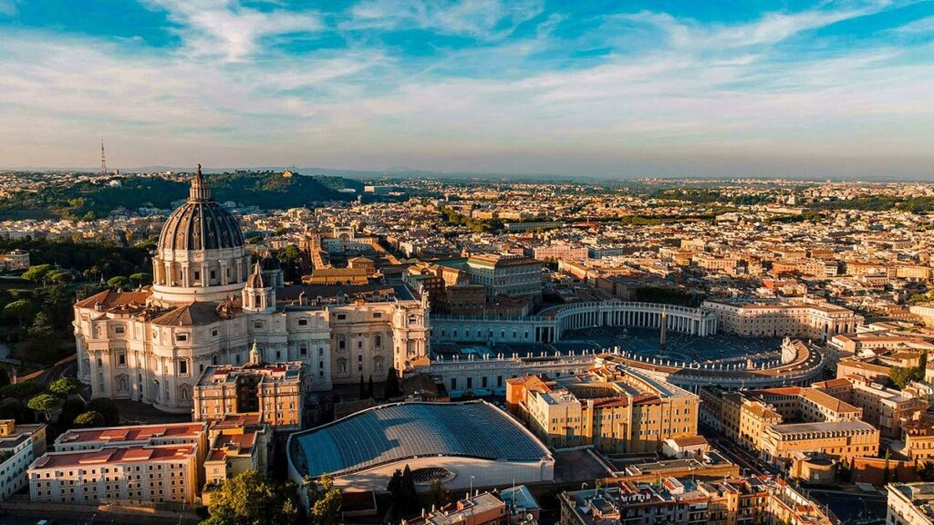 La Basilica di San Pietro in Vaticano e l'antistante Piazza San Pietro