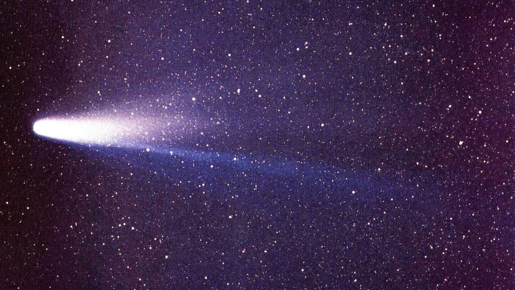 La cometa di Halley immortalata l'8 marzo 1986