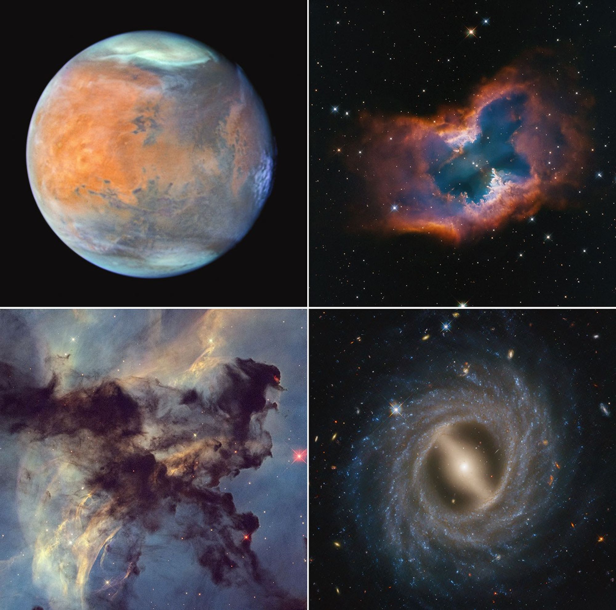 Le quattro nuove foto di Hubble