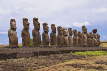 i moai dell'isola di Pasqua