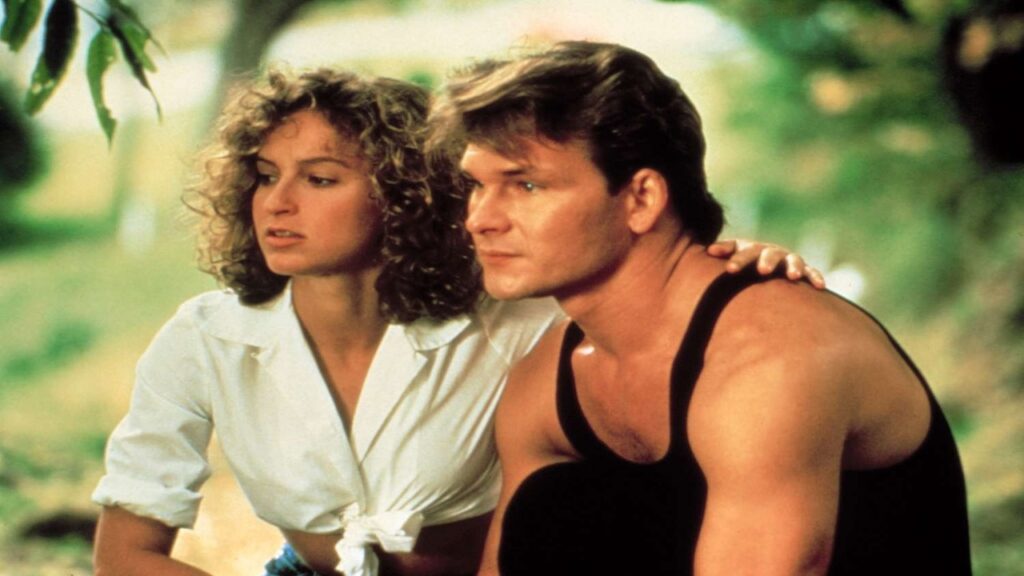 Patrick Swayze e Jennifer Grey in "Dirty Dancing - Balli Proibiti" (1987). Fonte: Lionsgate Films