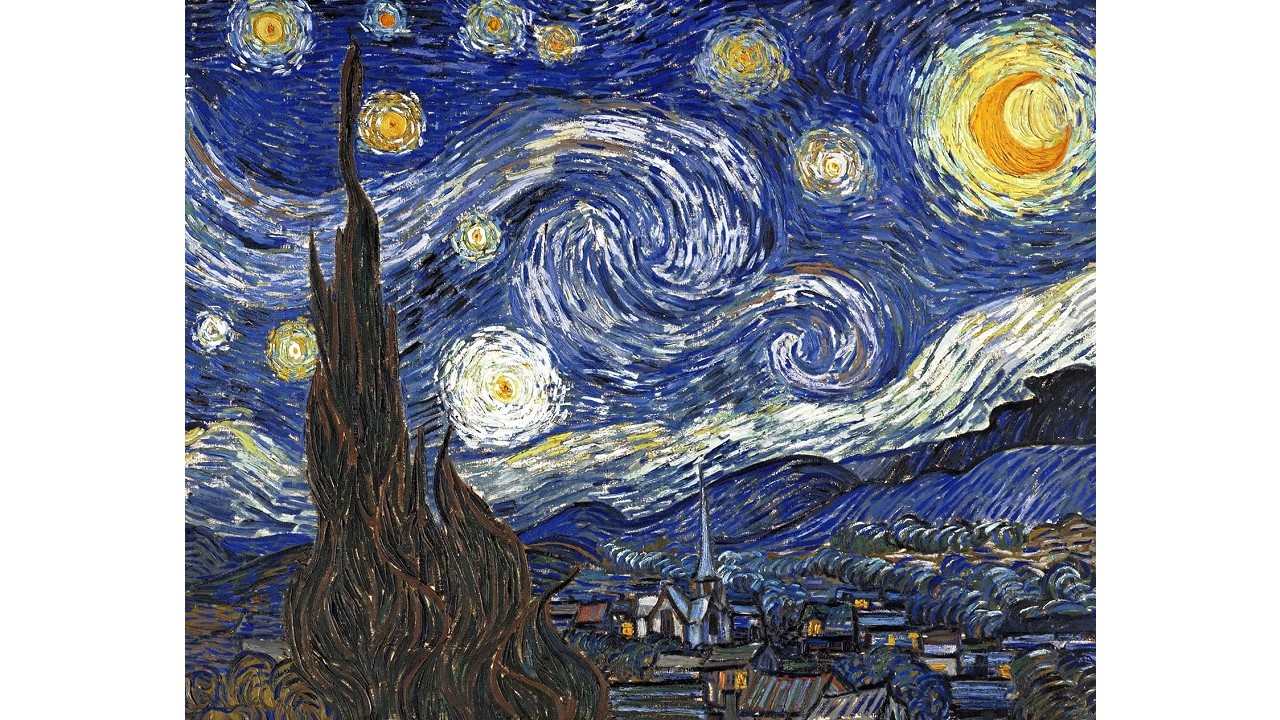 La Notte Stellata, uno degli ultimi e più famosi quadri di Van Gogh, realizzato nel 1889