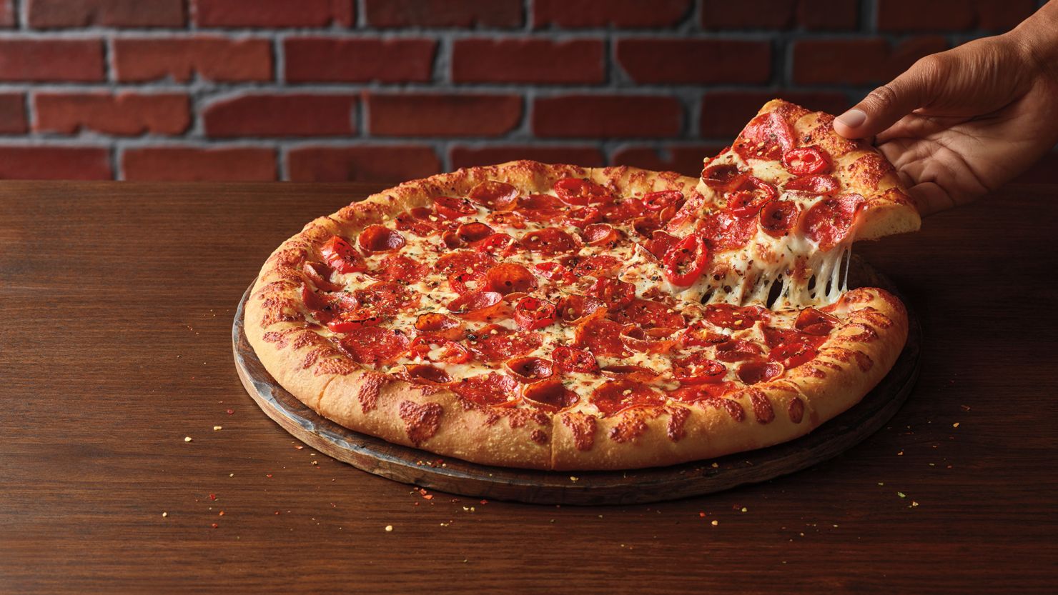 Una delle pizze speciali di Pizza Hut