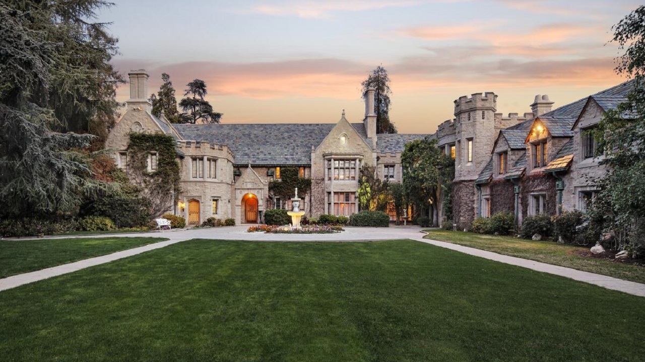 La Playboy Mansion di Hugh Hefner a Los Angeles 