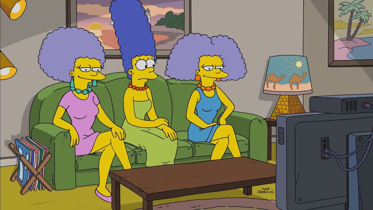 Le sorelle gemelle di Marge, Patty e Selma Bouvier, dopo l'assunzione dell'Ozempic. Fonte:FOX