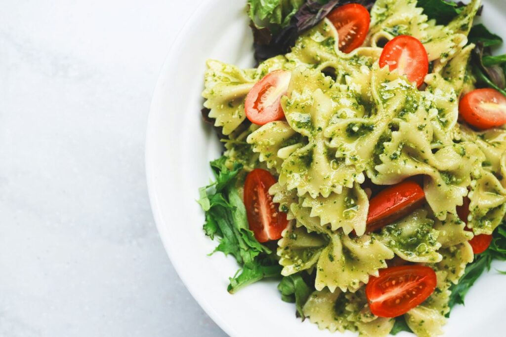 un delizioso piatto di pasta