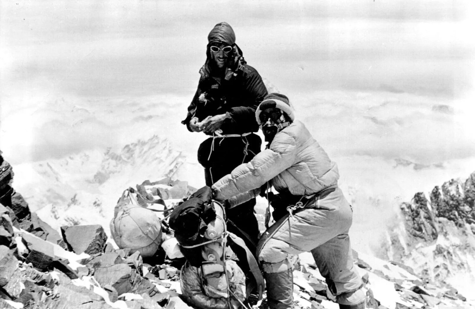 Edmund Hillary e Tenzing Norgay