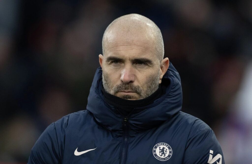Enzo Maresca sulla panchina del Chelsea
