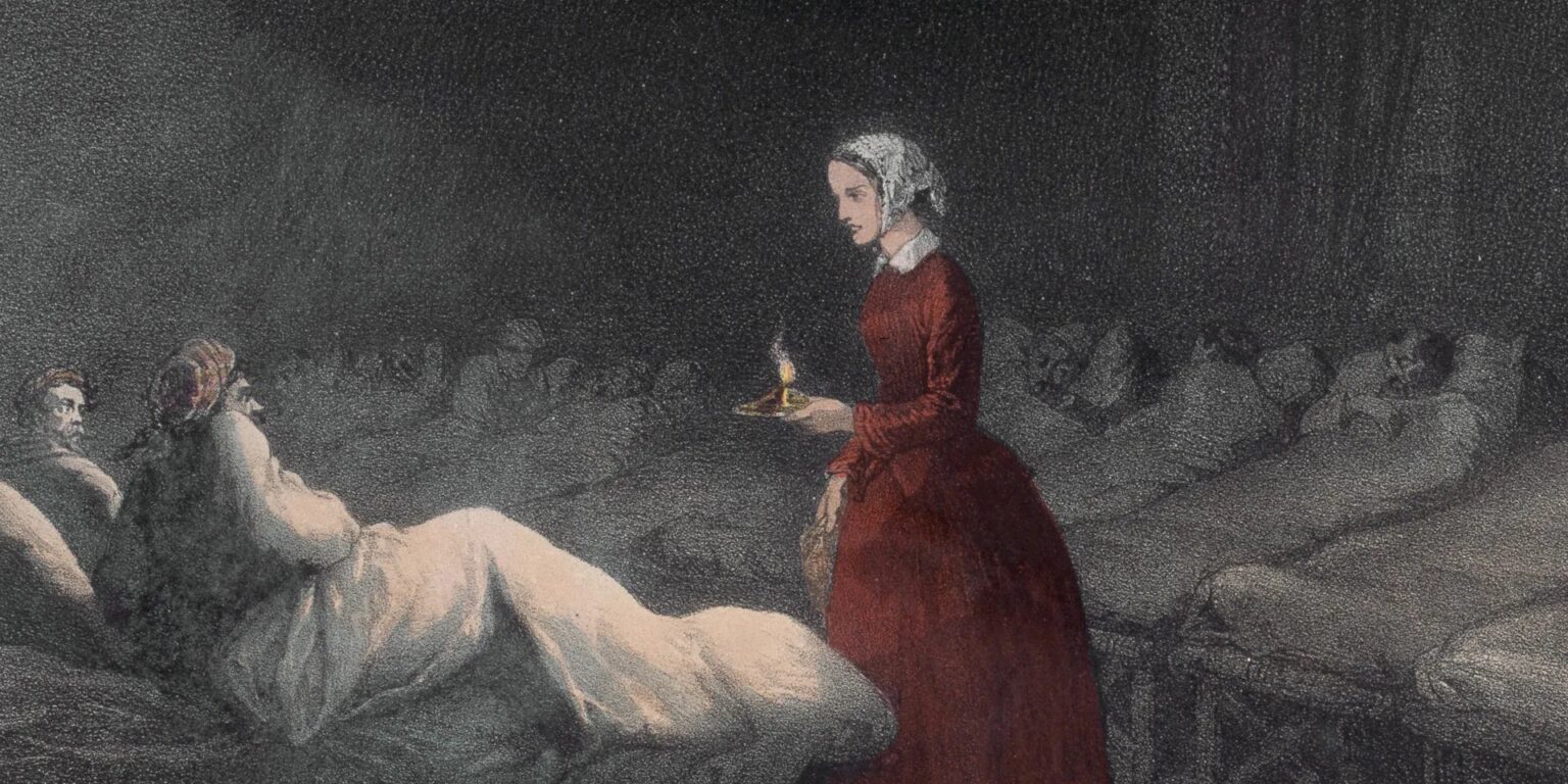 Florence Nightingale con la lampada
