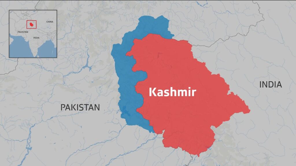 Mappa del Kashmir