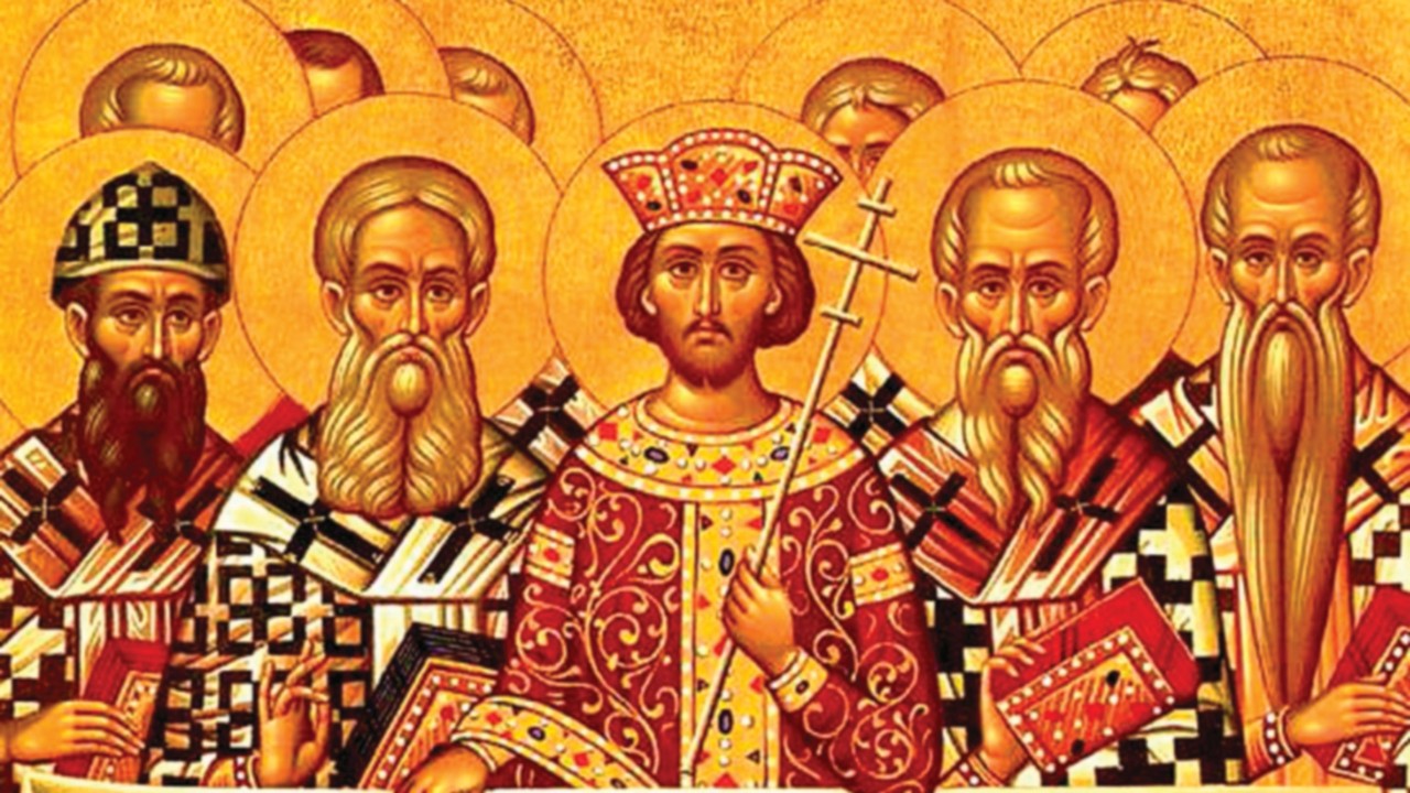 Icona che rappresenta il Concilio di Nicea 